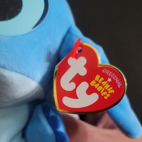 Ty Vibrant Blue and White Plush Toy - Picture 3 of 3